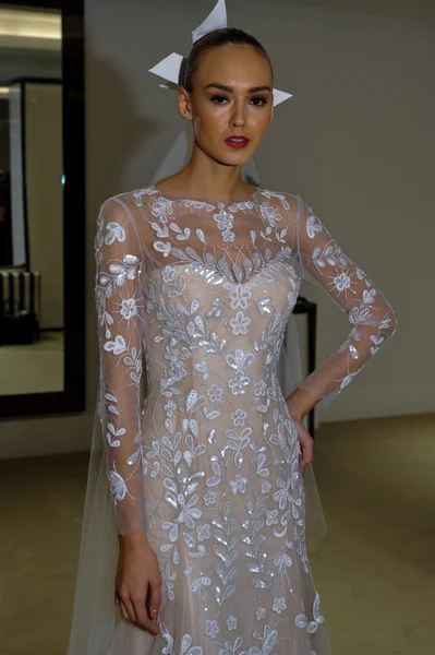 Carolina Herrera Présentation nuptiale au cours de l'automne 2015 Collection nuptiale — Photo