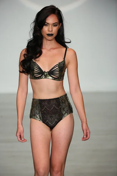 Finale Runway Show during Lingerie Fashion week — Stock Photo, Image