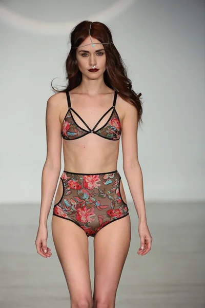 Finale Runway Show during Lingerie Fashion week — Stock Photo, Image