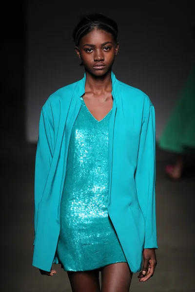 Tracy Reese during Mercedes-Benz Fashion Week — Stock Photo, Image