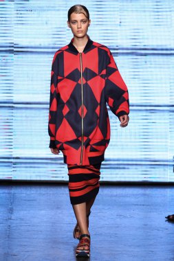 Esther Heesch Dkny pist yürür