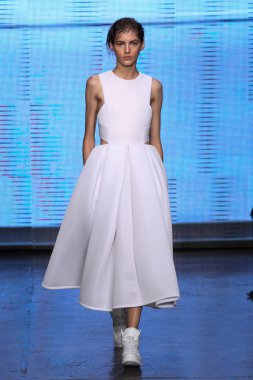 Modeli Valery Kaufman yürümek Dkny pist