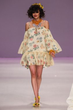 Betsey Johnson during Mercedes-Benz Fashion Week clipart
