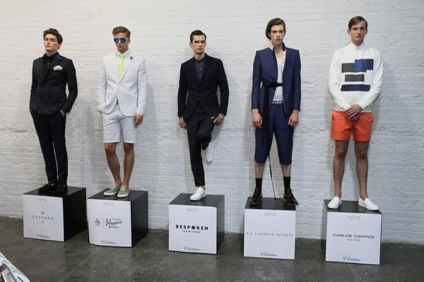 Menswear presentation during New York Men's Day — Stock Photo, Image