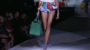 Dsquared2 gösterisi sırasında Milan Fashion Week
