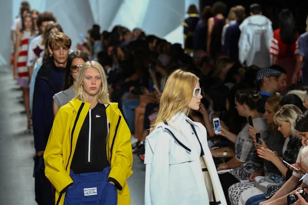 Finale at Lacoste during Mercedes-Benz Fashion Week — Stock Photo, Image