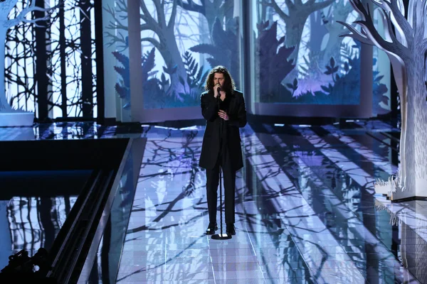 Hozier, közben 2014 Victoria's Secret Fashion Show — Stock Fotó