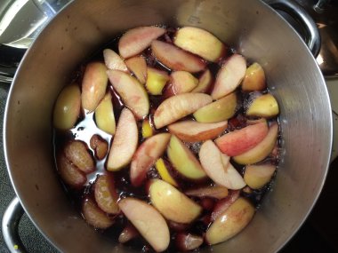 Meyve sangria, yumruk, glintvein