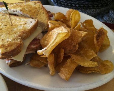 Hindili sandviç fişleri ile