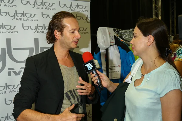 Backstage under Byblos showen — Stockfoto