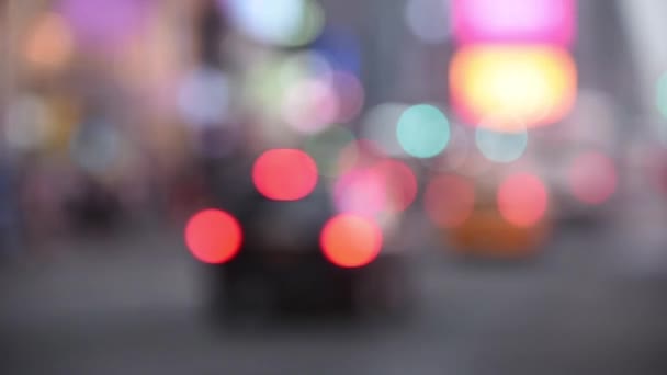 Meşgul Times Square — Stok video