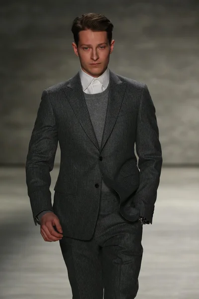 Todd Snyder pokaz mody podczas Mercedes-Benz Fashion Week — Zdjęcie stockowe