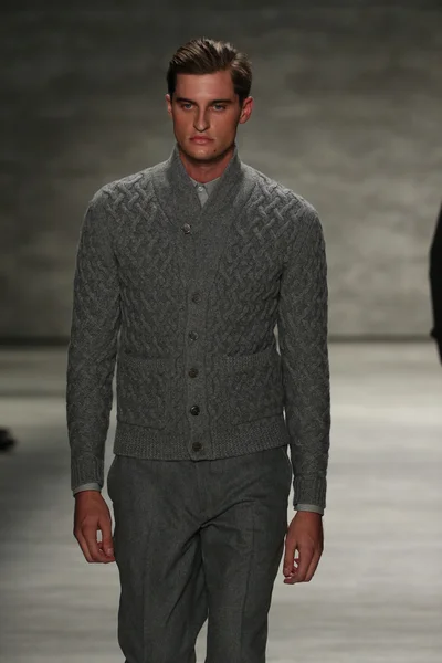 Todd Snyder desfile de moda durante Mercedes-Benz Fashion Week — Fotografia de Stock