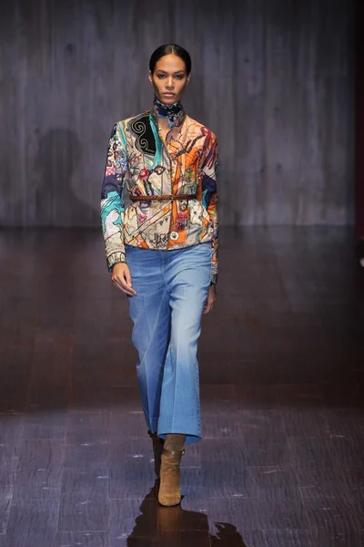 Gucci show as a part of Milan Fashion Week — Stock Photo, Image