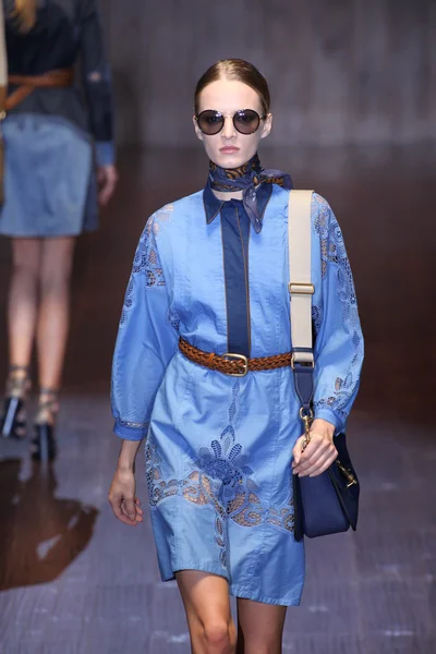 Показ Gucci в рамках Недели моды в Милане — стоковое фото