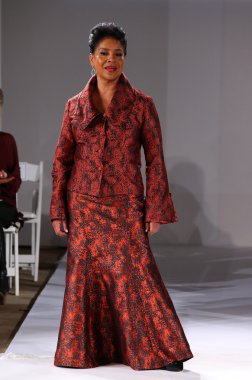 Phylicia Rashad B Michael Amerika moda gösterisi