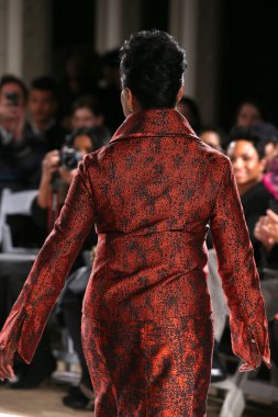 Phylicia Rashad B Michael Amerika moda gösterisi