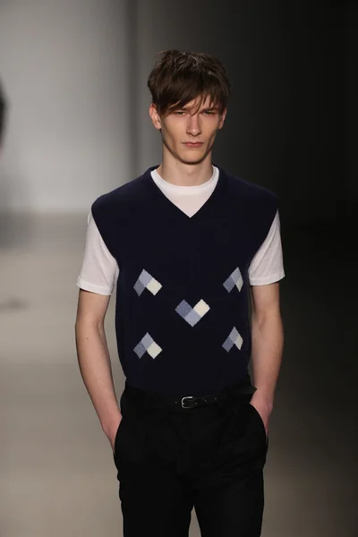 Orley modeshow tijdens Mbfw val 2015 — Stockfoto