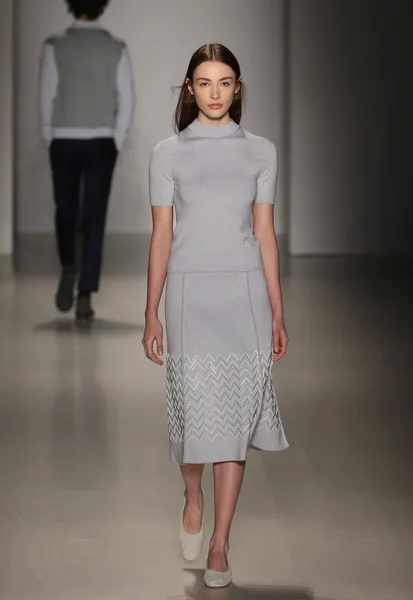 Orley fashion show during MBFW Fall 2015 — Stock Photo, Image