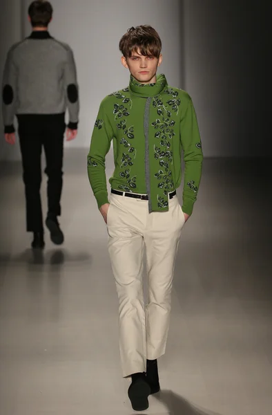 Orley fashion show during MBFW Fall 2015 — Stock Photo, Image