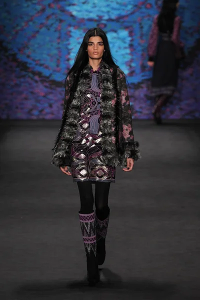 Anna Sui fashion show — Stock Photo, Image