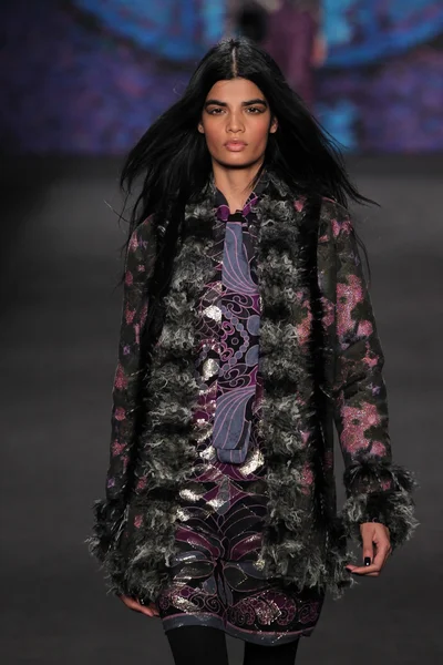 Anna Sui modeshow — Stockfoto