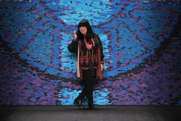 Anna Sui defile — Stok fotoğraf