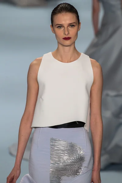 Carolina Herrera Outono 2015 Coleção — Fotografia de Stock