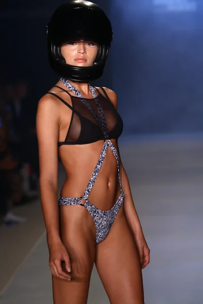 Minimale Animale fashion show during MBFW Swim 2015 — Stok Foto