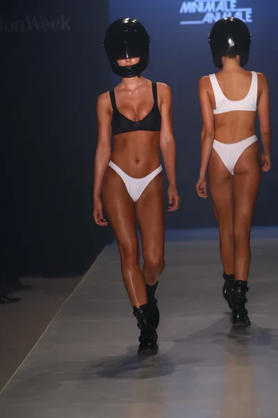 Minimale Animale fashion show during MBFW Swim 2015 — Stock Photo, Image