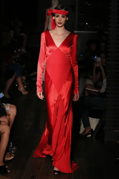 Johanna Johnson desfile Show — Foto de Stock