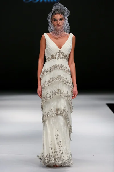 Badgley Mischka modevisning — Stockfoto