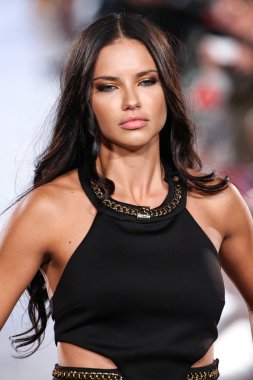 Adriana Lima walks Carmen Steffens runway
