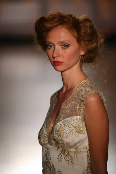 Claire Pettibone Bridal Fall Winter 2016 Presentation — Zdjęcie stockowe