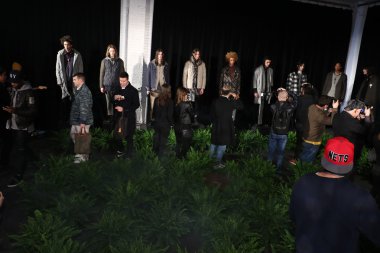 Models pose at the CWST Presentation