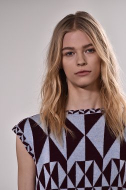 Orley gösterisi sırasında New York Moda Haftası
