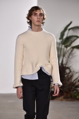 Orley gösterisi sırasında New York Moda Haftası