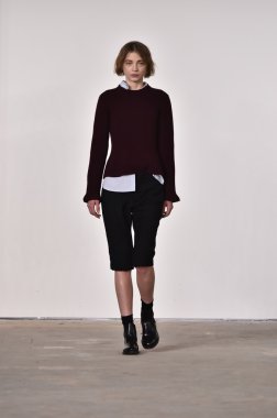 Orley gösterisi sırasında New York Moda Haftası