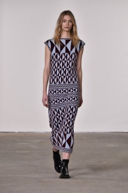 Orley gösterisi sırasında New York Moda Haftası