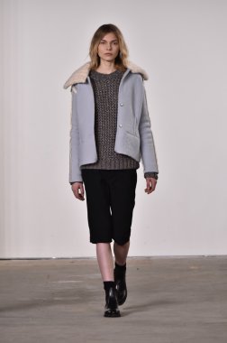 Orley gösterisi sırasında New York Moda Haftası