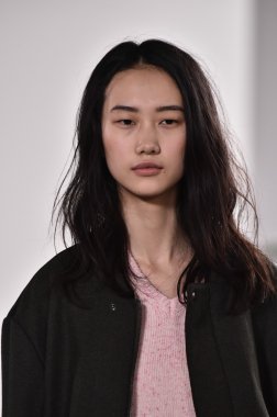 Orley gösterisi sırasında New York Moda Haftası