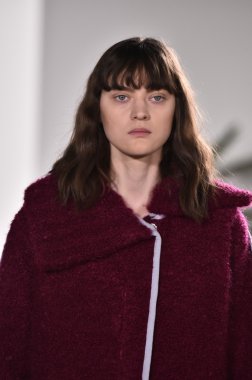 Orley gösterisi sırasında New York Moda Haftası