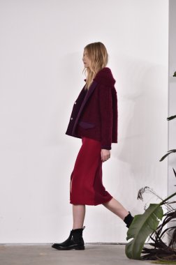 Orley gösterisi sırasında New York Moda Haftası