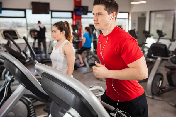 Man focused on his running — Stock Photo, Image