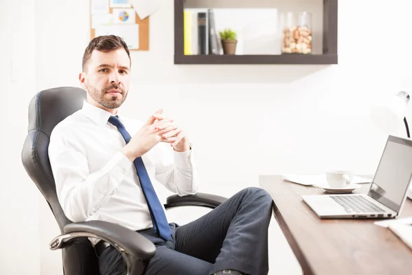 Attorney looking confident and serious — Stock Photo, Image