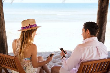 onların tatil üzerinde eksik Çift 