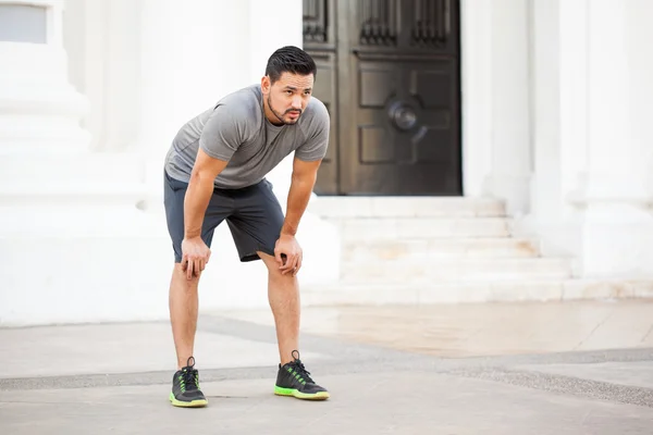 Man looking tired — Stock Photo, Image