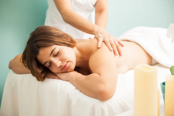 Mujer durmiendo — Foto de Stock