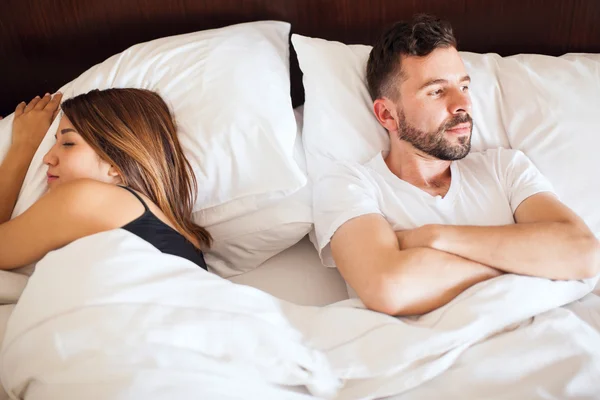 Couple having problems with relationship — Stock Photo, Image