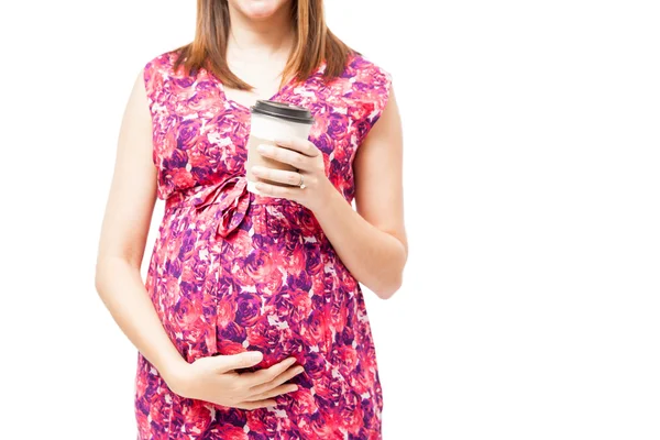 Woman holding a cup — Stock Photo, Image